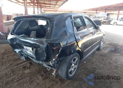 2007 Kia Spectra5 Sx из США, поврежденный, VIN KNAFE162X75007283